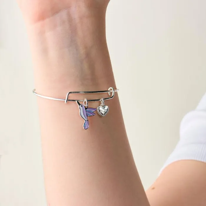 039Joy039 Hummingbird Duo Charm Bangle Bracelet Silver Women Alex And Ani Easter 039Joy039 Hummingbird Duo Charm Bangle Bracelet Silver Women Alex And Ani Easter