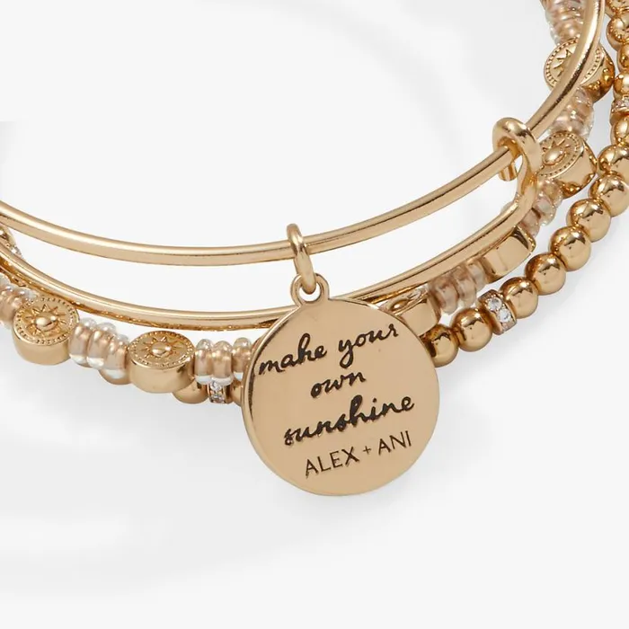 039Make Your Own Sunshine039 Set Of 3 Gold Women Alex And Ani Jewelry Sets 039Make Your Own Sunshine039 Set Of 3 Gold Women Alex And Ani Jewelry Sets