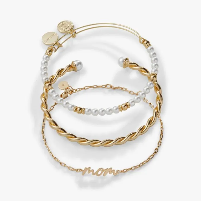 039Mom039 Script Bracelet Set Of 3 Gold Women Alex And Ani Jewelry Sets 039Mom039 Script Bracelet Set Of 3 Gold Women Alex And Ani Jewelry Sets