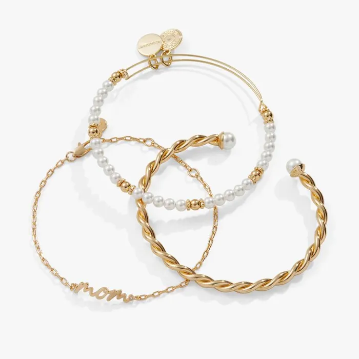 039Mom039 Script Bracelet Set Of 3 Gold Women Alex And Ani Jewelry Sets 039Mom039 Script Bracelet Set Of 3 Gold Women Alex And Ani Jewelry Sets