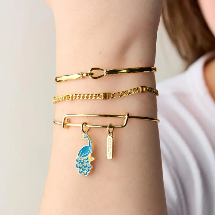 039Serenity039 Peacock Duo Charm Bangle Bracelet Gold Women Alex And Ani Easter 039Serenity039 Peacock Duo Charm Bangle Bracelet Gold Women Alex And Ani Easter
