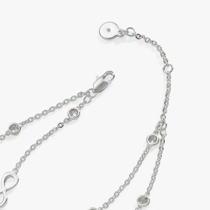 039Sister039 Infinity Chain Bracelet Adjustable Silver Women Alex And Ani Thank You