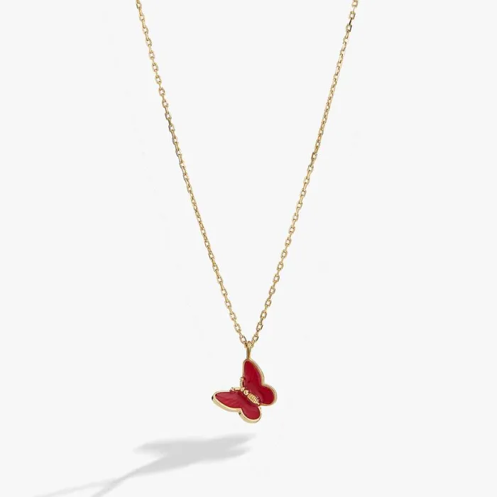 90s Nostalgia Butterfly Necklace Gold Women Alex And Ani Butterfly