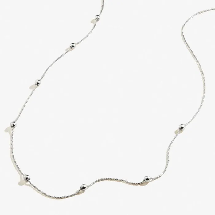 Adjustable Length Bead Chain Necklace Sterling Silver Women Alex And Ani Necklaces Adjustable Length Bead Chain Necklace Sterling Silver Women Alex And Ani Necklaces
