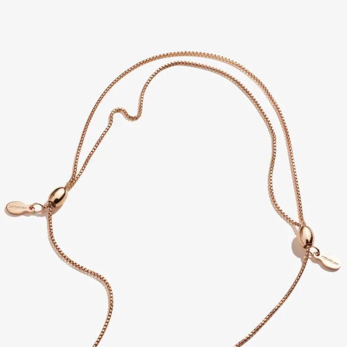 Adjustable Length Flat Chain Necklace 14kt Rose Gold Over Sterling Silver Women Alex And Ani Fine Jewelry Adjustable Length Flat Chain Necklace 14kt Rose Gold Over Sterling Silver Women Alex And Ani Fine Jewelry