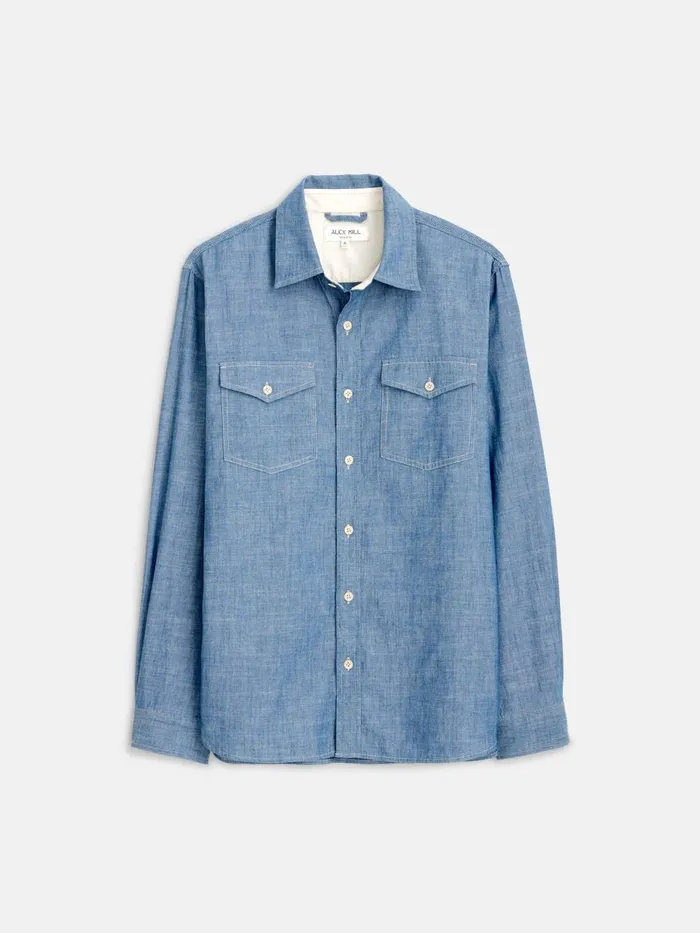 Alex Mill Denim Men Fred Shirt In Chambray