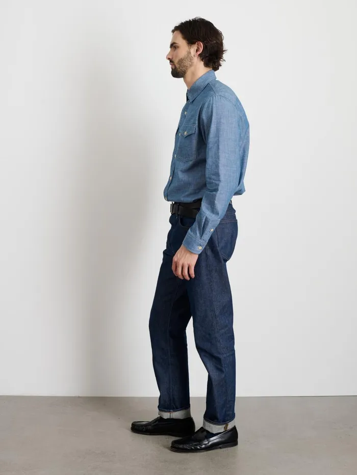 Alex Mill Denim Men Fred Shirt In Chambray