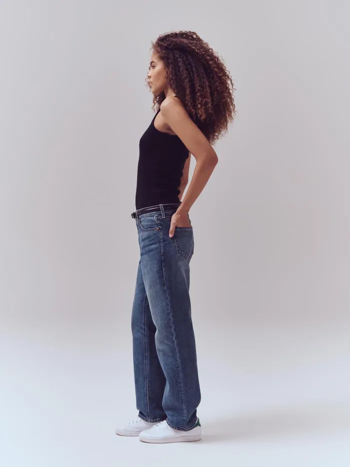 Alex Mill Denim Women Bev Relaxed Jean Vintage Dark Indigo