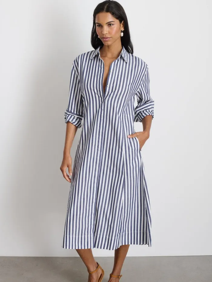 Alex Mill Dresses Skirts Women Jules Dress In Wide Stripe