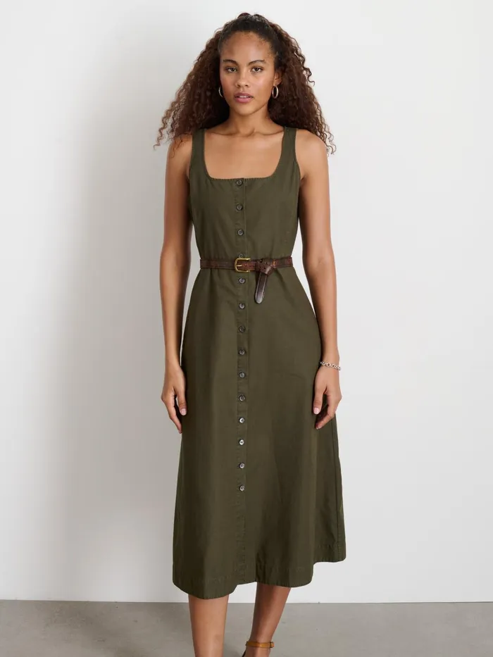Alex Mill Dresses Skirts Women Piper Dress Military Olive Alex Mill Dresses Skirts Women Piper Dress Military Olive