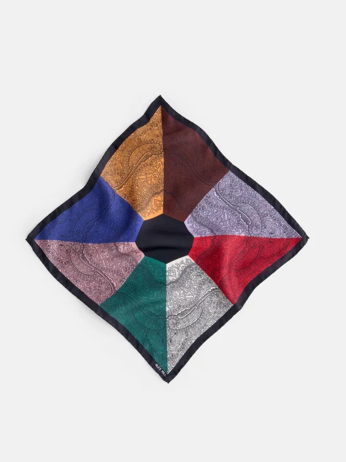 Alex Mill Men Italian Octagon Paisley Scarf In Silk