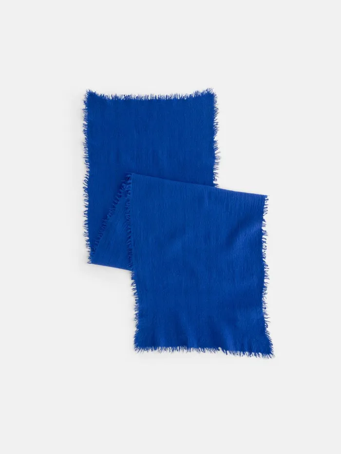 Alex Mill Men Jamie Boiled Wool Scarf Cobalt Alex Mill Men Jamie Boiled Wool Scarf Cobalt