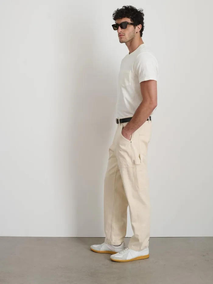 Alex Mill Pants Men Painter Pant In Recycled Denim Natural