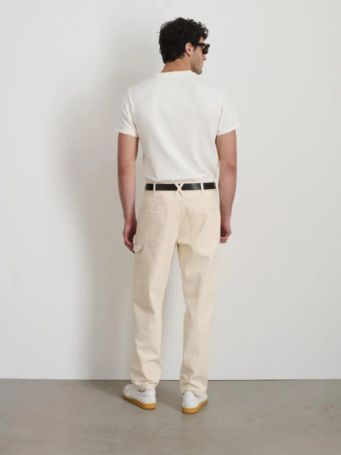 Alex Mill Pants Men Painter Pant In Recycled Denim Natural