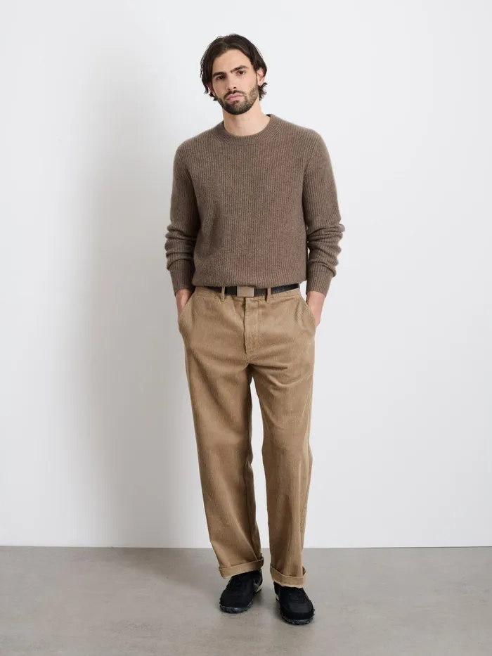 Alex Mill Pants Men Straight Leg Pant In Corduroy Khaki