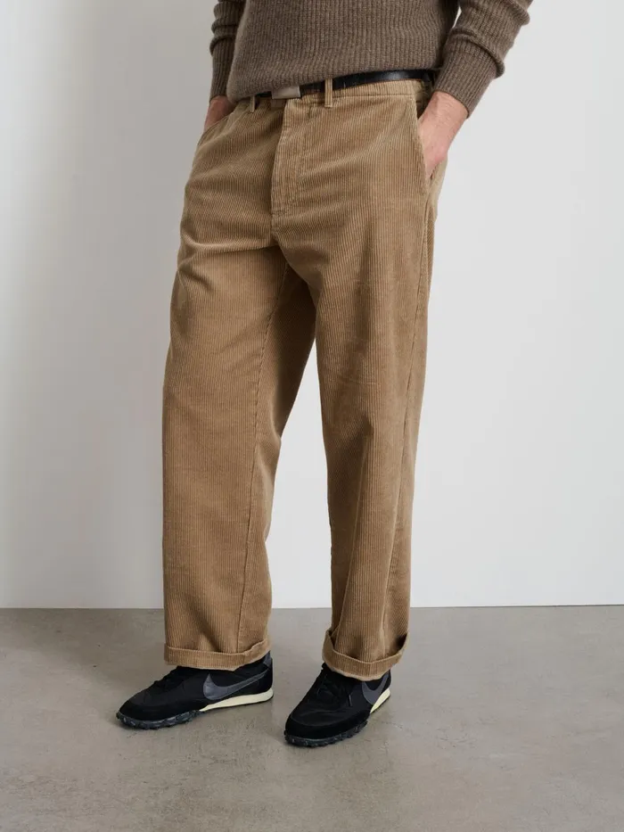 Alex Mill Pants Men Straight Leg Pant In Corduroy Khaki