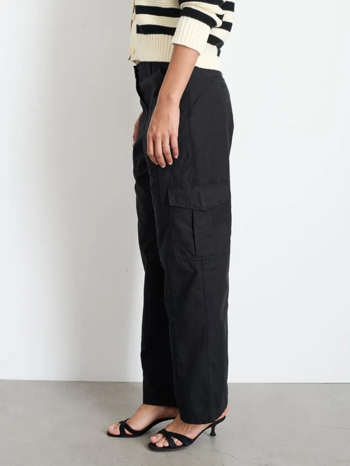 Alex Mill Pants Women Ivy Cargo Pant Rich Black