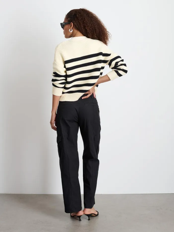 Alex Mill Pants Women Ivy Cargo Pant Rich Black