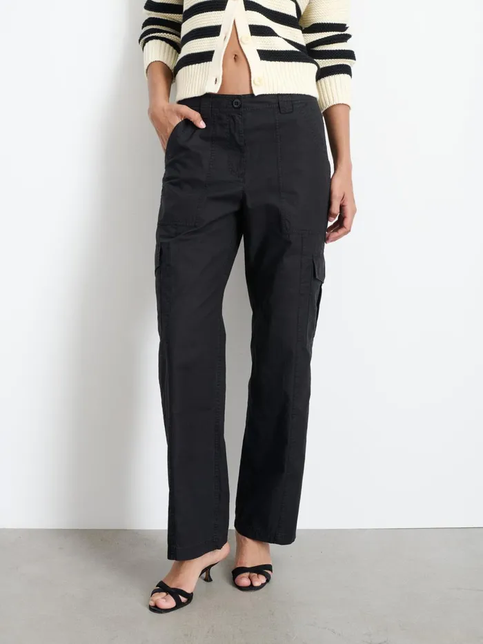 Alex Mill Pants Women Ivy Cargo Pant Rich Black