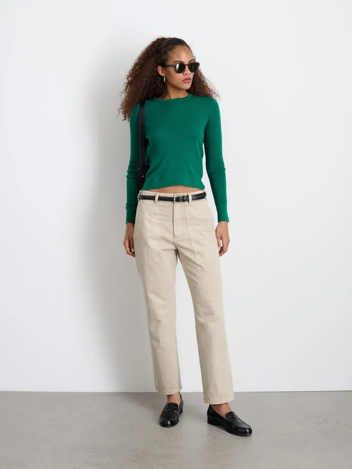 Alex Mill Pants Women Neil Pant In Herringbone Putty