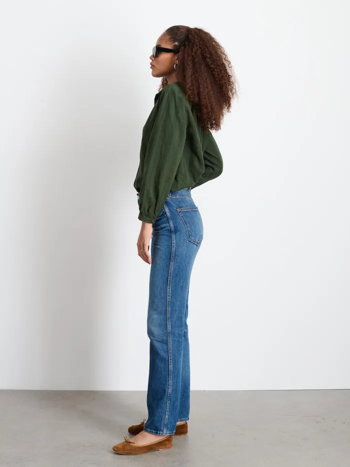 Alex Mill Shirts Tops Women Cari Top Pine Needle