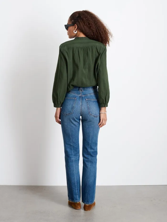 Alex Mill Shirts Tops Women Cari Top Pine Needle