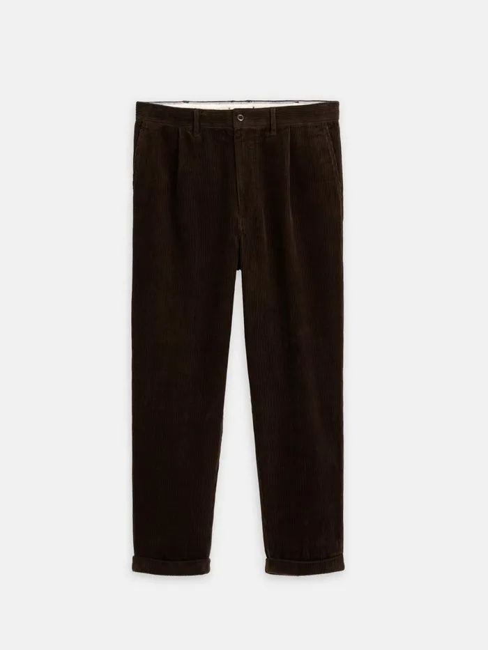 Alex Mill Suiting Blazers Men Standard Pleated Pant In Corduroy Long Inseam Chocolate Alex Mill Suiting Blazers Men Standard Pleated Pant In Corduroy Long Inseam Chocolate