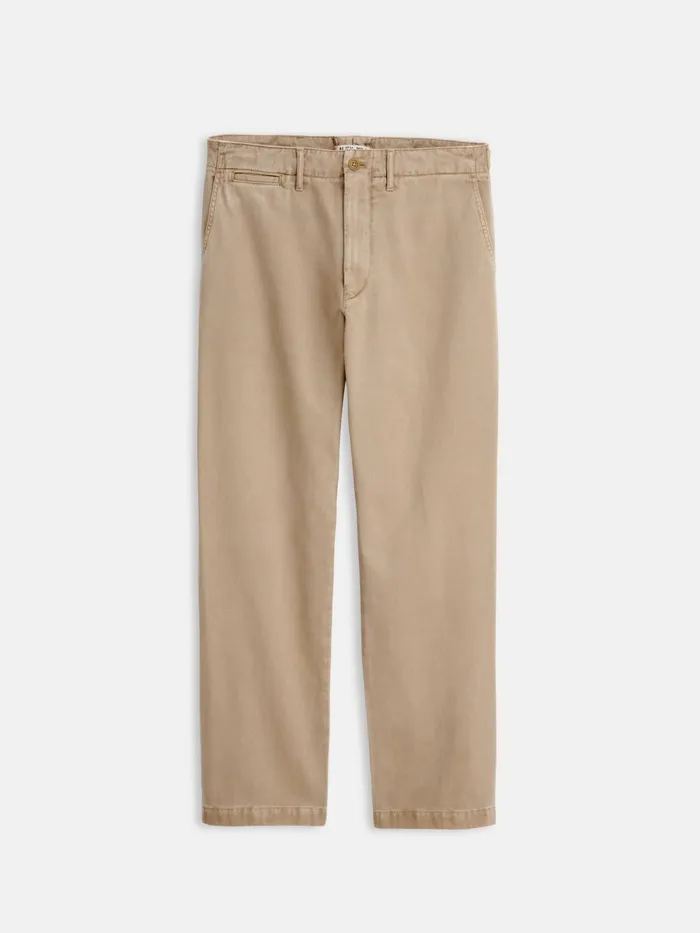 Alex Mill Suiting Blazers Men Straight Leg Pant In Vintage Washed Chino Faded Khaki Alex Mill Suiting Blazers Men Straight Leg Pant In Vintage Washed Chino Faded Khaki