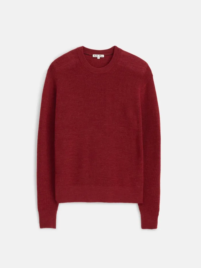 Alex Mill Sweaters Sweatshirts Men Hank Crewneck Sweater In Wool Heather Amber Alex Mill Sweaters Sweatshirts Men Hank Crewneck Sweater In Wool Heather Amber