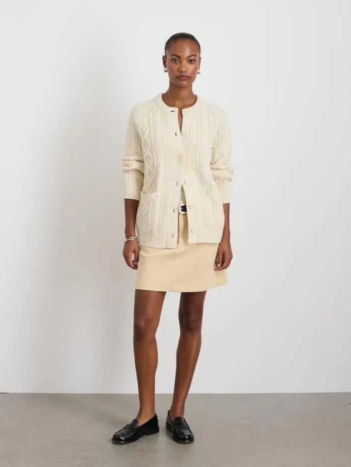 Alex Mill Sweaters Women Agnes Cardigan Ivory