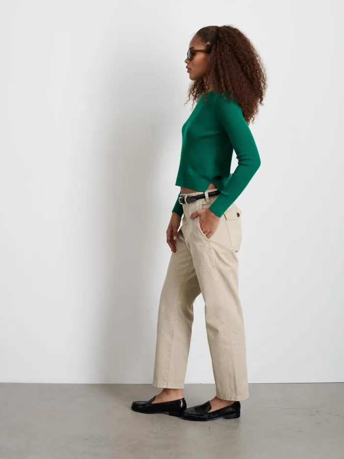 Alex Mill Sweaters Women Ava Sweater Tee Emerald Alex Mill Sweaters Women Ava Sweater Tee Emerald