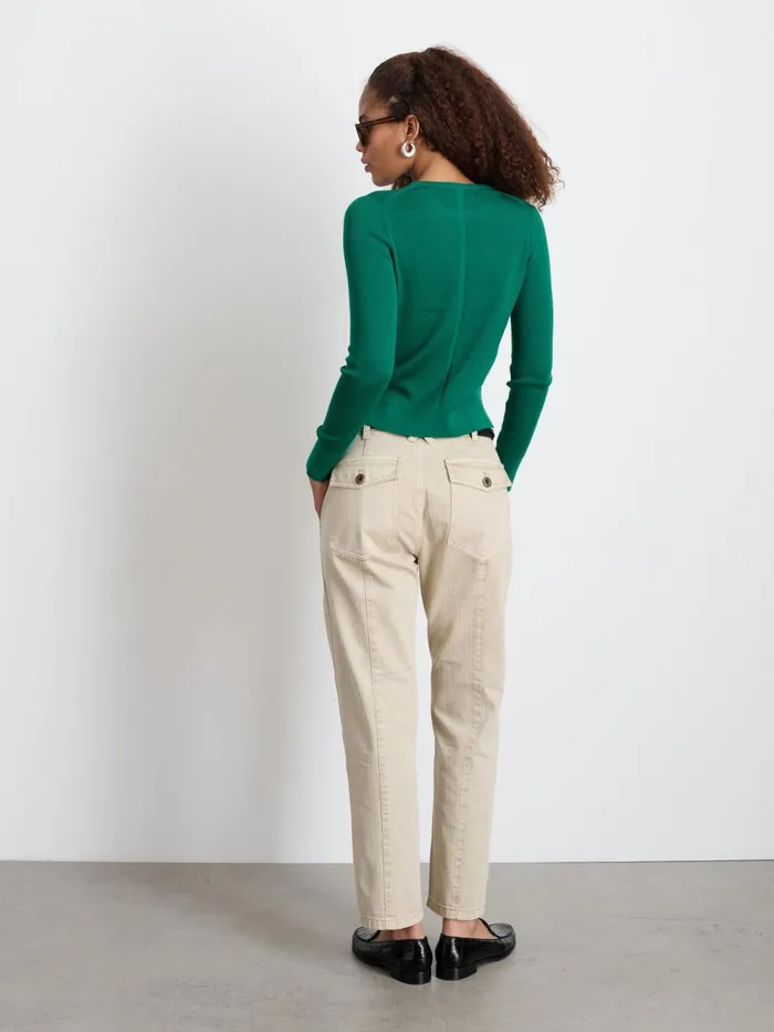 Alex Mill Sweaters Women Ava Sweater Tee Emerald Alex Mill Sweaters Women Ava Sweater Tee Emerald