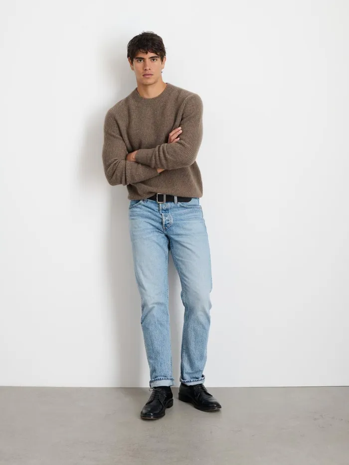 Alex Mill Sweaters Women Jordan Sweater In Washed Cashmere Heather Walnut