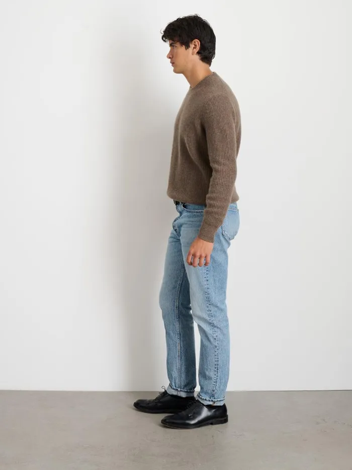 Alex Mill Sweaters Women Jordan Sweater In Washed Cashmere Heather Walnut