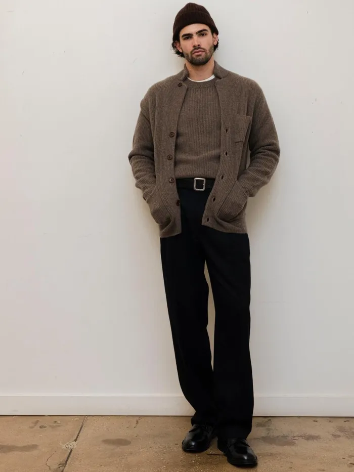 Alex Mill Sweaters Women Jordan Sweater In Washed Cashmere Heather Walnut