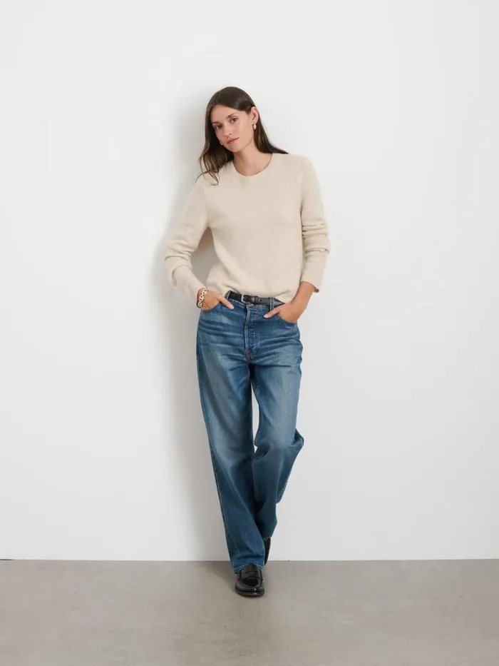 Alex Mill Sweaters Women Lana Sweater In Cashmere Heather Ecru
