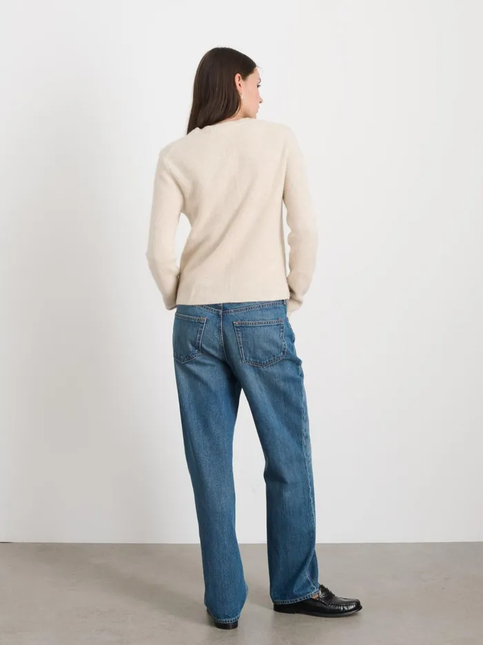 Alex Mill Sweaters Women Lana Sweater In Cashmere Heather Ecru
