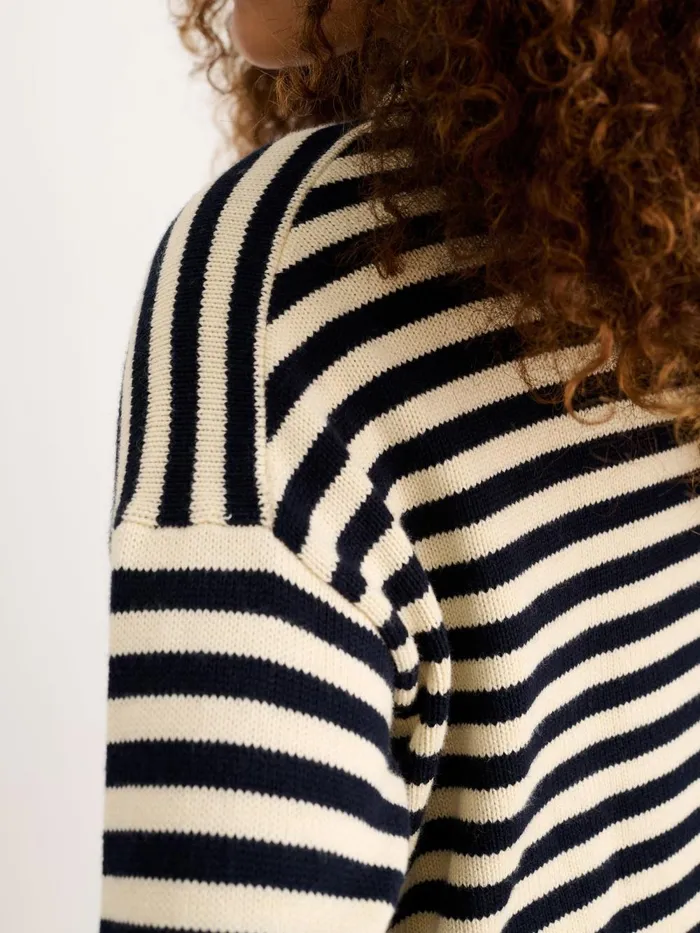 Alex Mill Sweaters Women Taylor Striped Cardigan In Cotton Cashmere