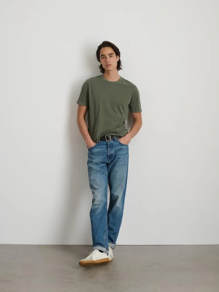 Alex Mill Tees Polos Men Lightweight Mercer Tee Olive