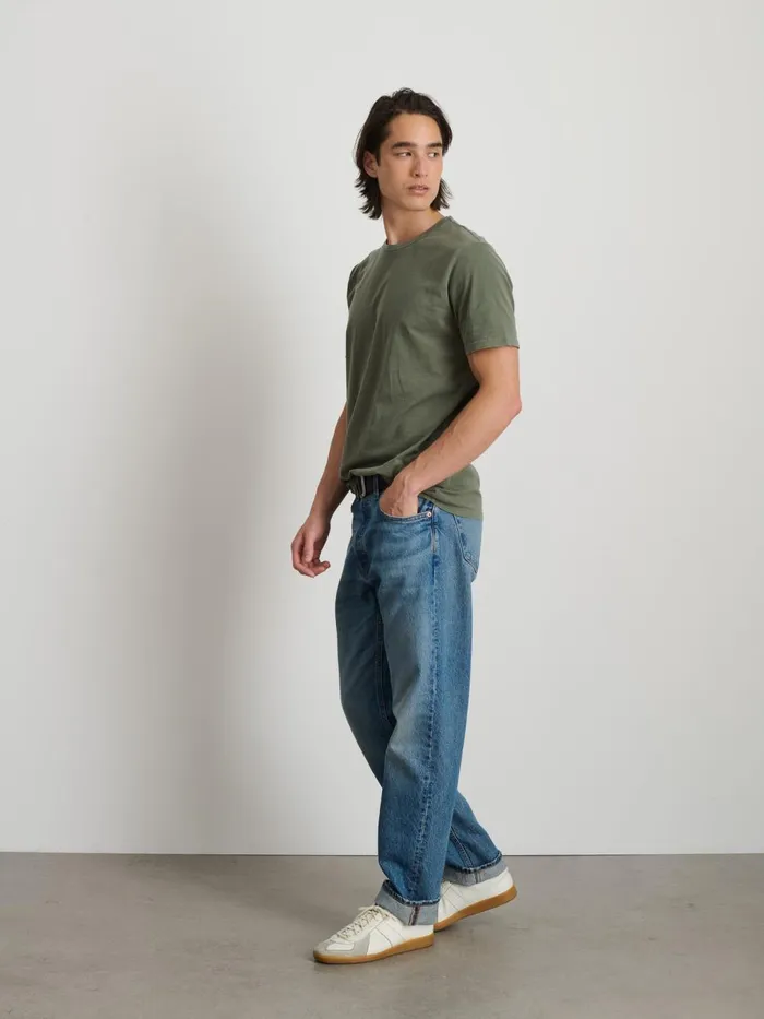 Alex Mill Tees Polos Men Lightweight Mercer Tee Olive