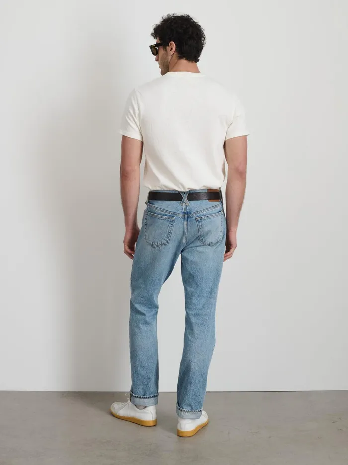 Alex Mill Tees Polos Men Vintage Wash Pocket Tee Off White