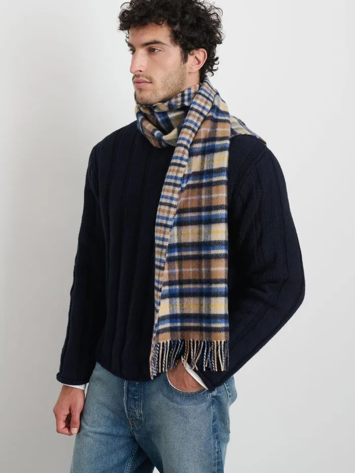 Alex Mill Women Joshua Ellis Reversible Tartan Scarf