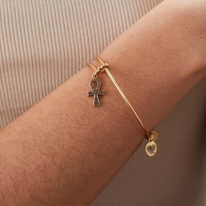 Ankh Charm Bangle Bracelet Rafaelian Silver Women Alex And Ani Iconic Alex And Ani Ankh Charm Bangle Bracelet Rafaelian Silver Women Alex And Ani Iconic Alex And Ani
