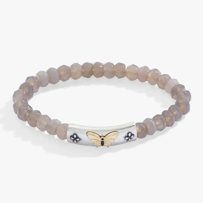 Antique Butterfly Stretch Bracelet Two Tone Women Alex And Ani Animals