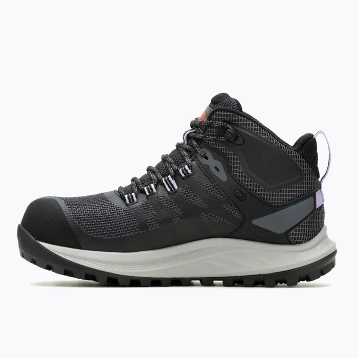 Antora Mid Waterproof Carbon Fiber Shoe Black Women Merrell Boots