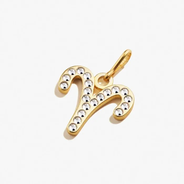 Aries Zodiac Pav Crystal Charm 14kt Gold Over Sterling Silver Women Alex And Ani Fine Jewelry Aries Zodiac Pav Crystal Charm 14kt Gold Over Sterling Silver Women Alex And Ani Fine Jewelry