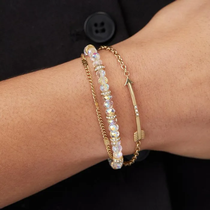Arrow Stranded Bracelet Set Stainless Steel Gold Women Alex And Ani Jewelry Sets Arrow Stranded Bracelet Set Stainless Steel Gold Women Alex And Ani Jewelry Sets
