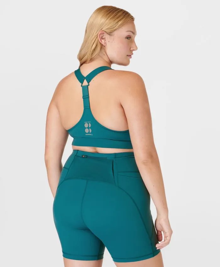 Ascend Power Bra X Sweaty Betty Cabin Blue Women Merrell Tops