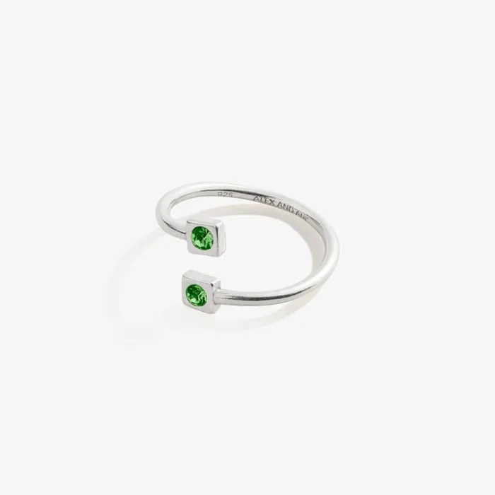 August Birthstone Peridot Ring Wrap Sterling Silver Women Alex And Ani Luck Prosperity August Birthstone Peridot Ring Wrap Sterling Silver Women Alex And Ani Luck Prosperity