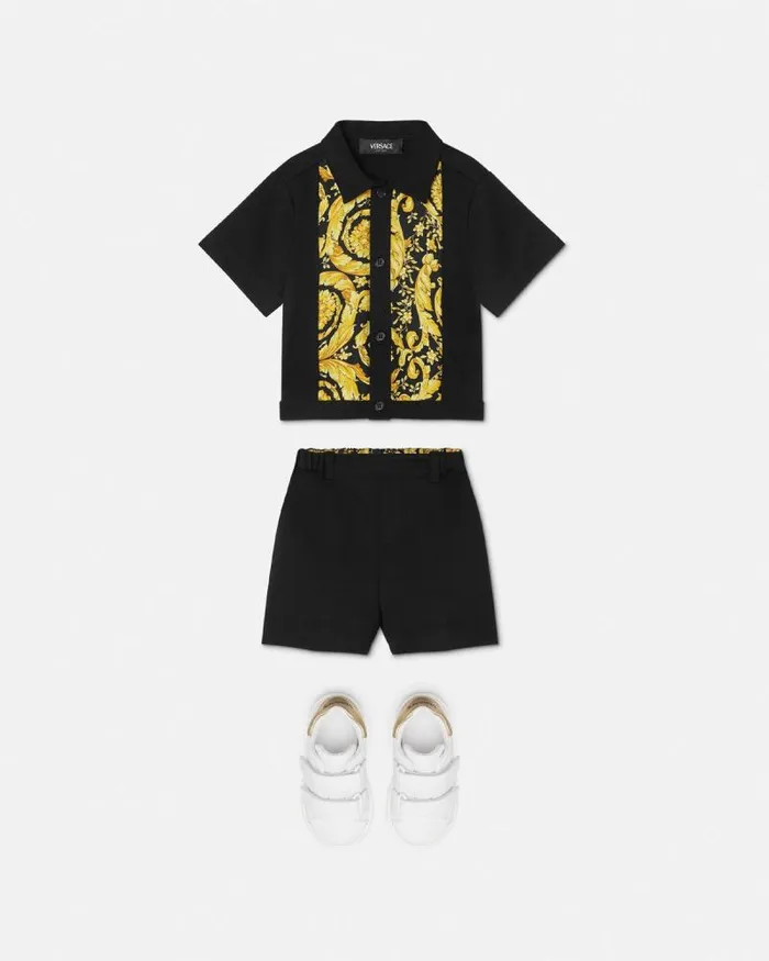 Baby Shorts Black Children Versace Clothing